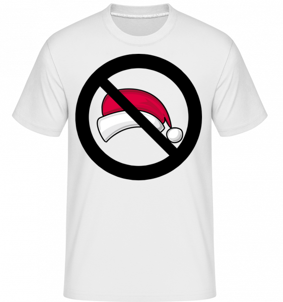 Vianočné Zakázané -  Shirtinator tričko pre pánov - Biela - Predné