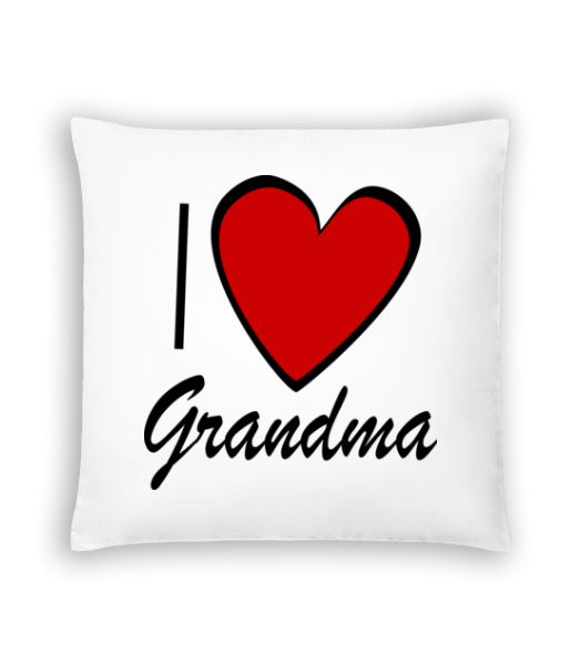 I Love Grandma - Vankúš - Biela - Predné