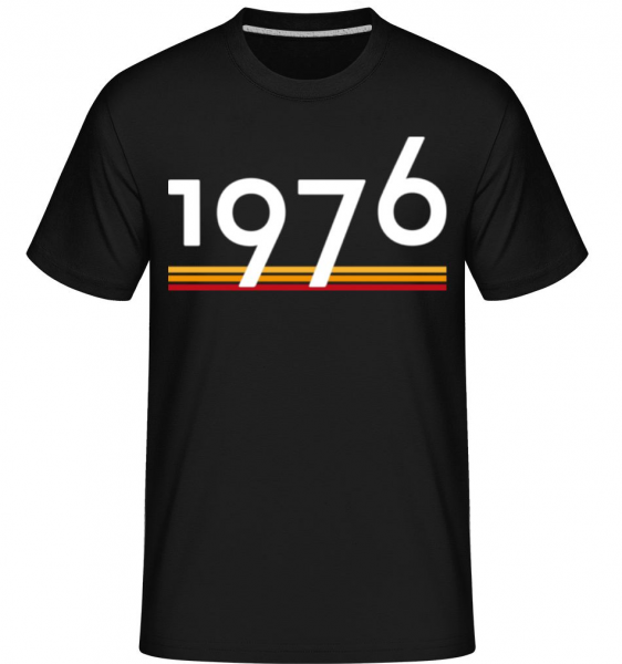 1976 -  Shirtinator tričko pre pánov - Čierna - Predné