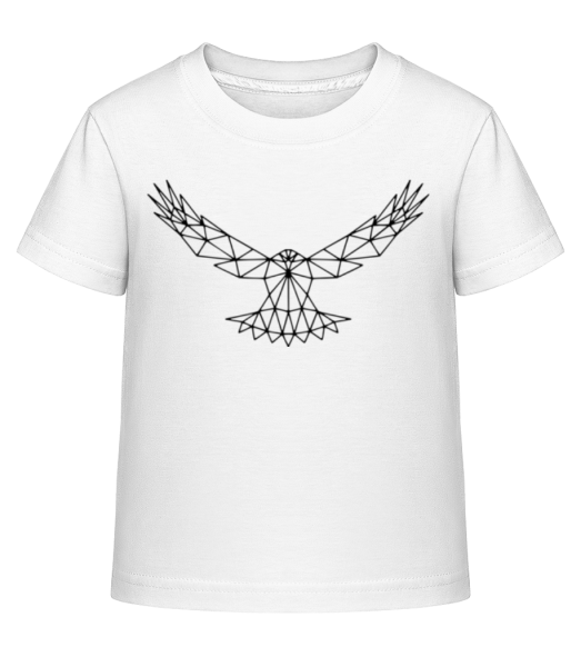polygón Eagle - Detské Shirtinator tričko - Biela - Predné