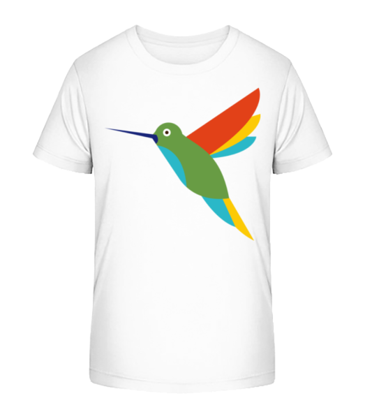 Hummingbird Comic - Detské bio tričko Stanley Stella - Biela - Predné