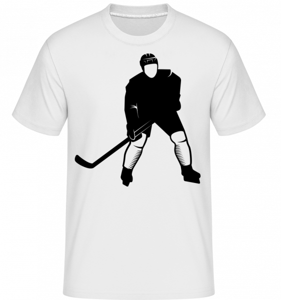Ice Hockey Player -  Shirtinator tričko pre pánov - Biela - Predné