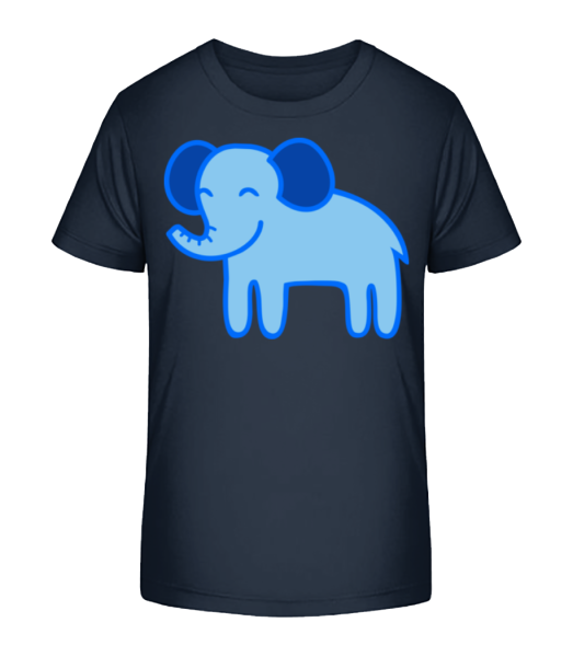 Kids Comic - Elephant - Detské bio tričko Stanley Stella - Namornícka modrá - Predné