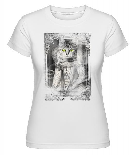 mačky Obrazy -  Shirtinator tričko pre dámy - Biela - Predné