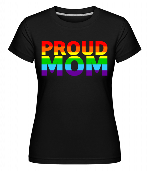 pyšná mama -  Shirtinator tričko pre dámy - Čierna1 - Predné