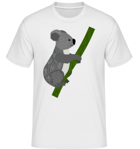 koala -  Shirtinator tričko pre pánov - Biela - Predné