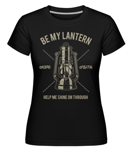 Lantern -  Shirtinator tričko pre dámy - Čierna - Predné