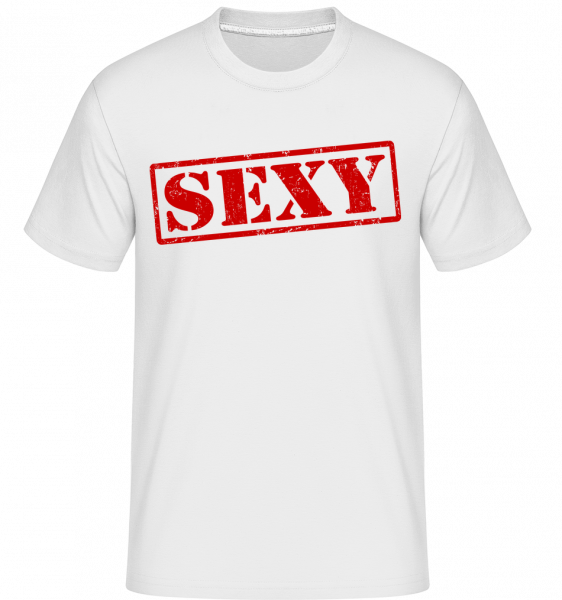 Sexy Sign -  Shirtinator tričko pre pánov - Biela - Predné