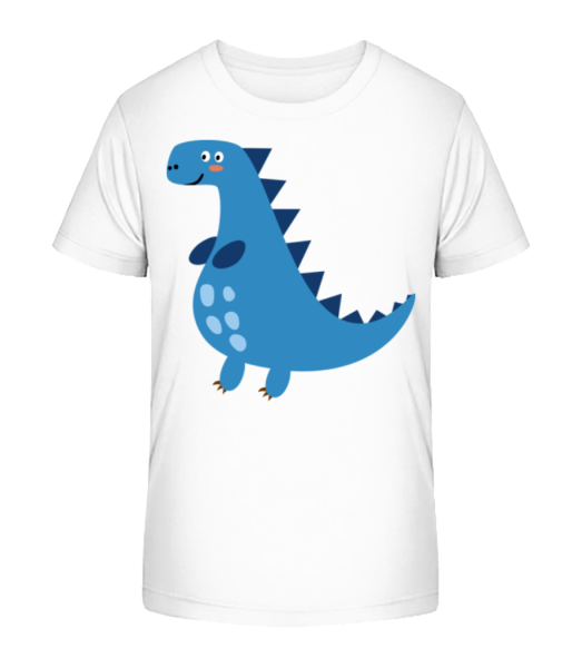Dinosaurus - Detské bio tričko Stanley Stella - Biela - Predné