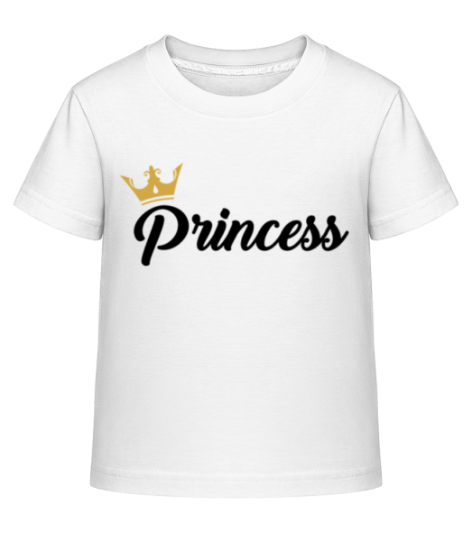 Princess - Detské Shirtinator tričko - Biela - Predné