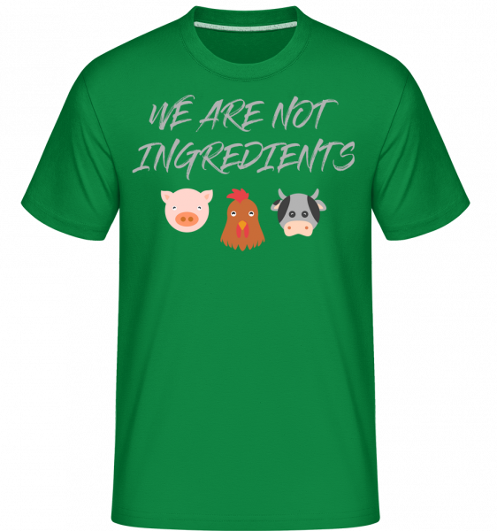 vegetarián -  Shirtinator tričko pre pánov - Irish green - Predné