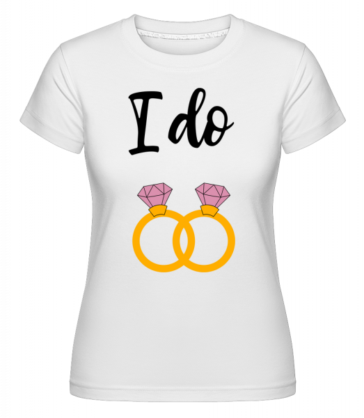 robím Rings -  Shirtinator tričko pre dámy - Biela - Predné
