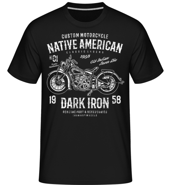 Dark Iron -  Shirtinator tričko pre pánov - Čierna - Predné