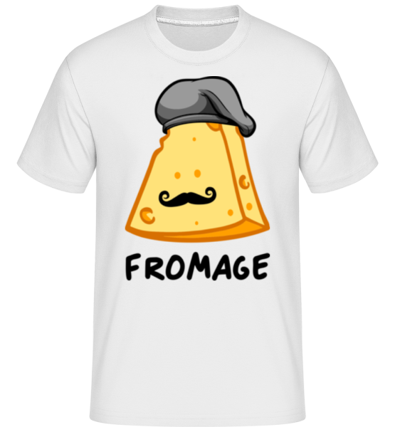 Fromage -  Shirtinator tričko pre pánov - Biela - Predné