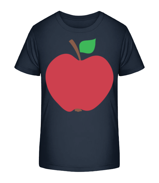 jablko - Detské bio tričko Stanley Stella - Namornícka modrá - Predné