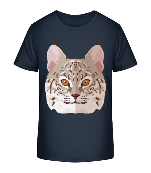 Wild Cat Comic Tieň - Detské bio tričko Stanley Stella - Namornícka modrá - Predné