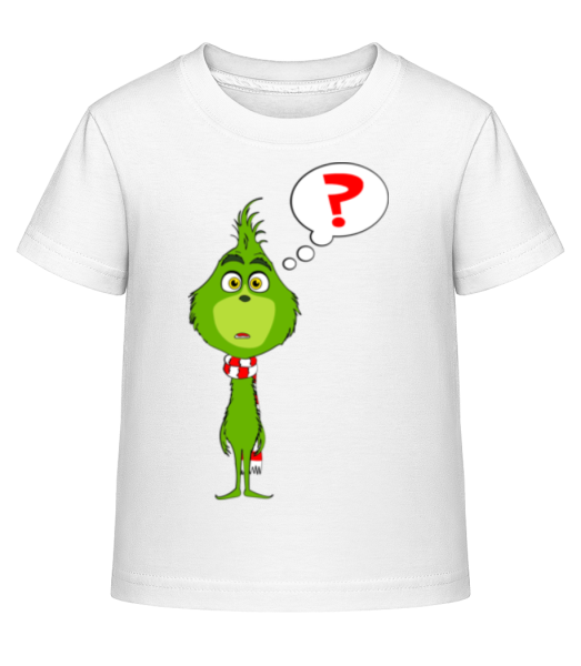 Grinch Kid - Detské Shirtinator tričko - Biela - Predné