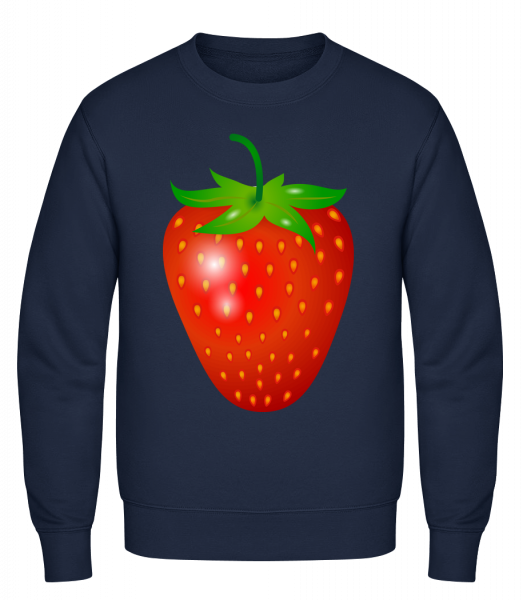 Strawberry - Klasická mikina sg - Namornícka modrá - Predné