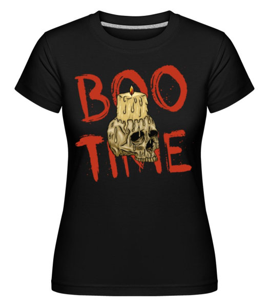 Boo Time -  Shirtinator tričko pre dámy - Čierna - Predné