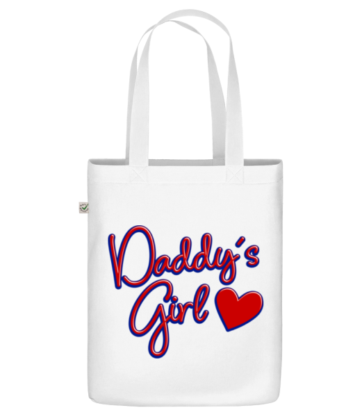 Daddy's Girl - Organická taška - Biela - Predné