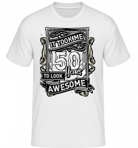 Mi trvalo 560 rokov -  Shirtinator tričko pre pánov - Biela - Predné