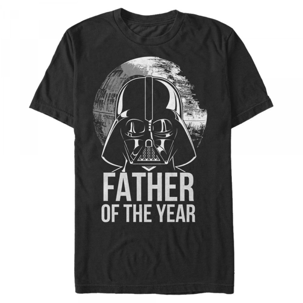 Star Wars - Darth Vader Father Of The Year - Deň otcov - Pánske Tričko - Čierna - Predné
