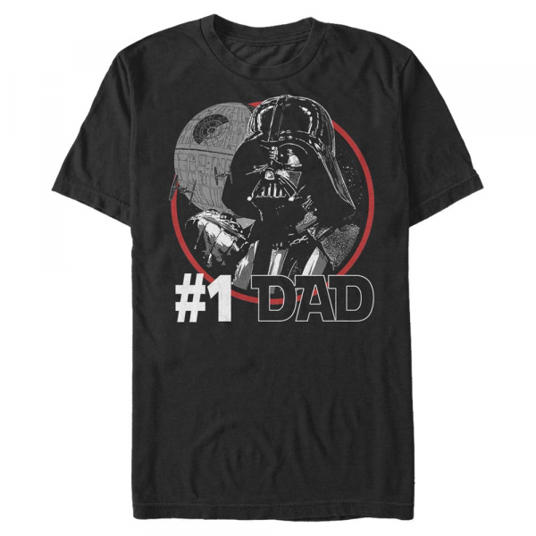 Star Wars - Darth Vader Best Dad - Deň otcov - Pánske Tričko - Čierna - Predné
