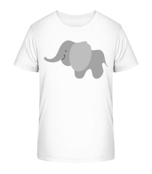 Deti Comic - Elephant - Detské bio tričko Stanley Stella - Biela - Predné