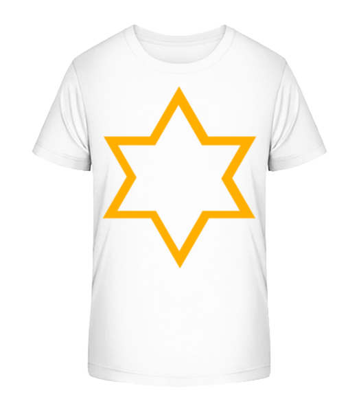 Hviezda Icon Yellow - Detské bio tričko Stanley Stella - Biela - Predné