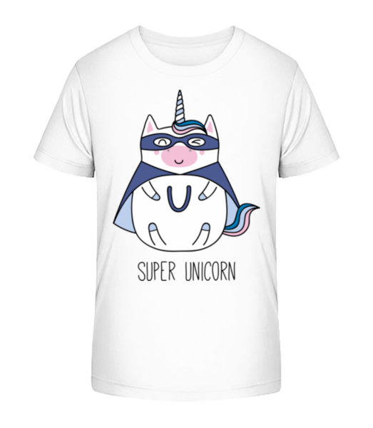 super Unicorn - Detské bio tričko Stanley Stella - Biela - Predné