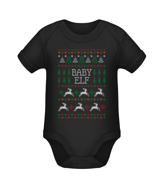 Baby Elf - Bio body pre deti - Čierna - Predné