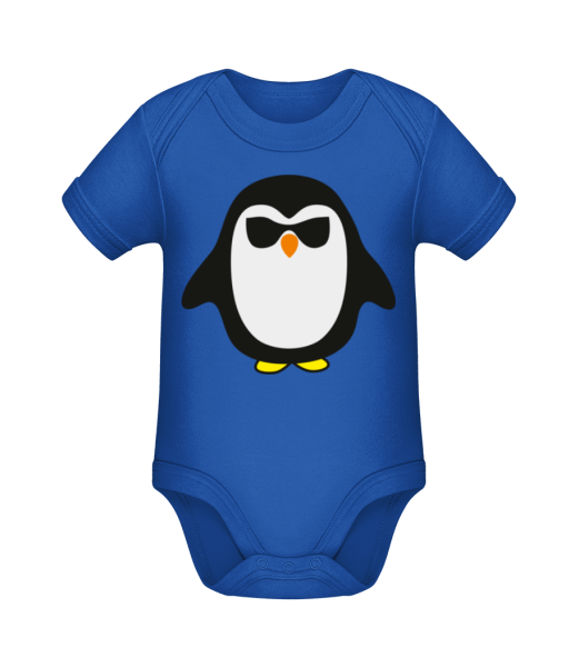 Skvelé Penguin čiernymi okuliarmi - Bio body pre deti - Kráľovská modrá - Predné