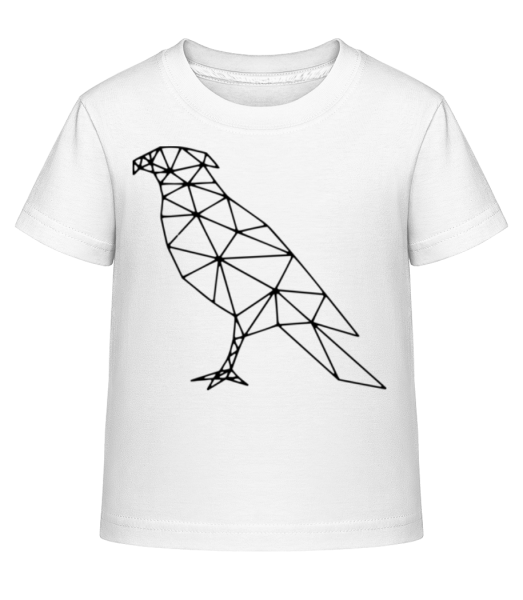 polygón Hawk - Detské Shirtinator tričko - Biela - Predné