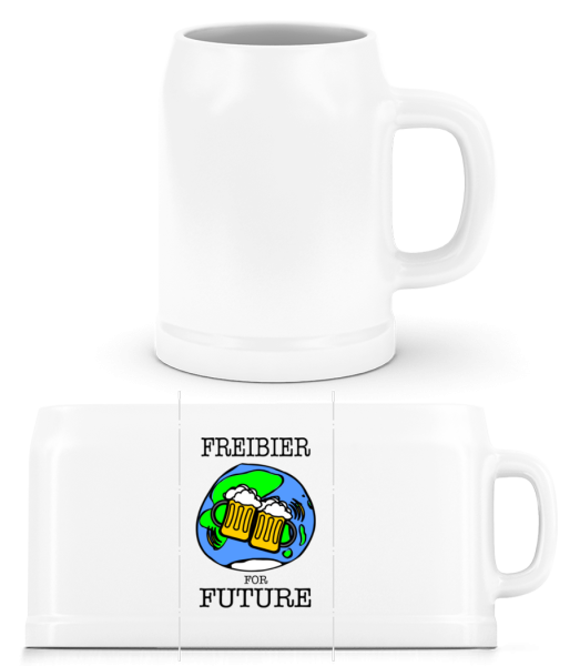 Freibier Pre budúcnosť - Pivný pohár - Biela - Predné