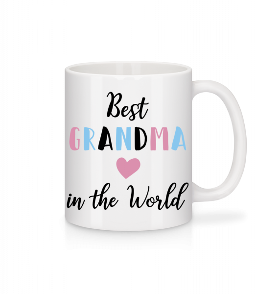 Najlepšie babička In The World - Keramický hrnček - Biela - Predné