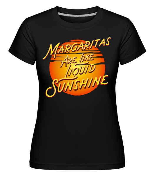Margaritas Are Liquid Sunshine -  Shirtinator tričko pre dámy - Čierna1 - Predné