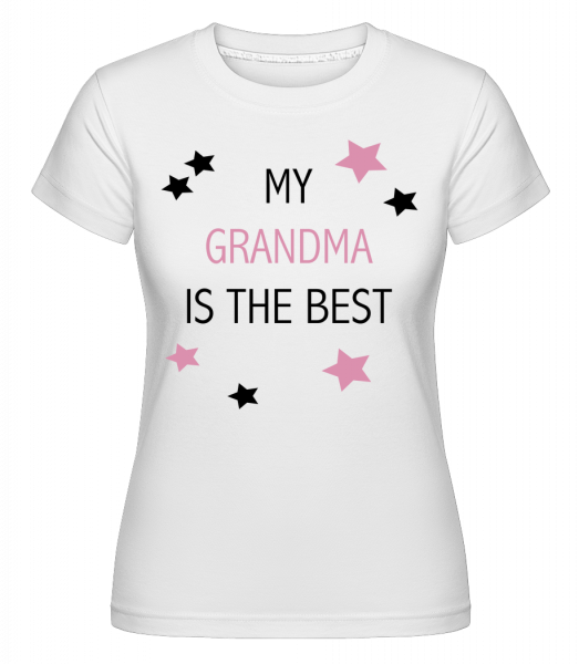 My Grandma Is The Best -  Shirtinator tričko pre dámy - Biela - Predné
