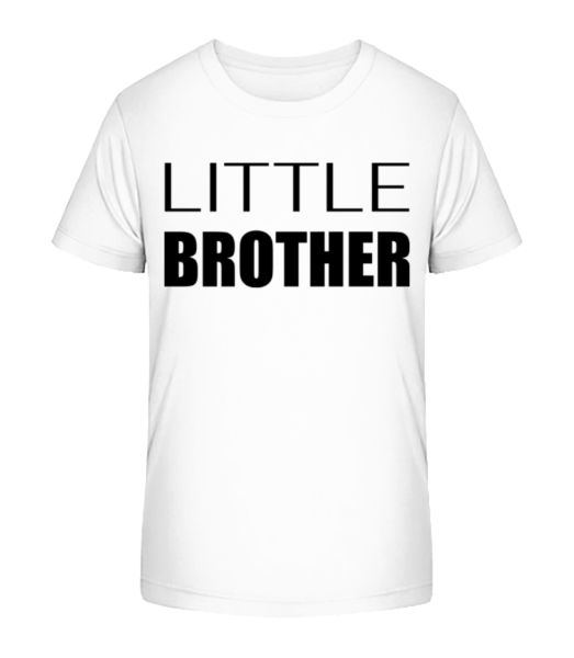 Little Brother - Detské bio tričko Stanley Stella - Biela - Predné