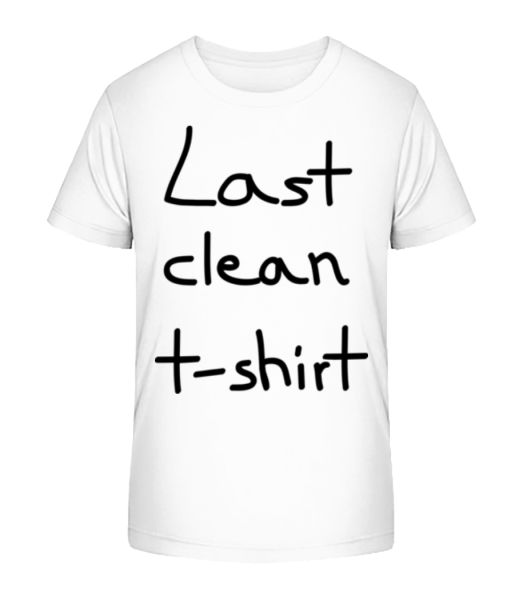 Posledné Clean T-Shirt - Detské bio tričko Stanley Stella - Biela - Predné