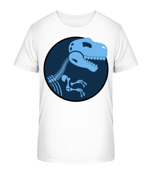 Dinosaur Logo - Detské bio tričko Stanley Stella - Biela - Predné