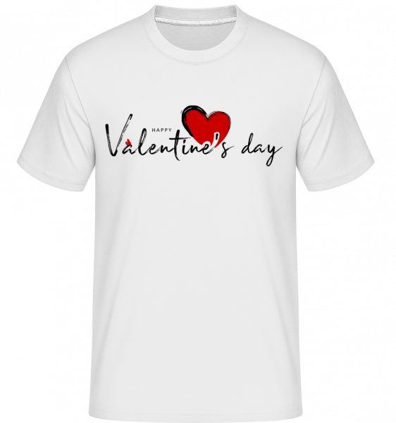 Valentín -  Shirtinator tričko pre pánov - Biela - Predné