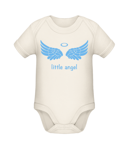 Little Angel Logo - Bio body pre deti - Krémová - Predné