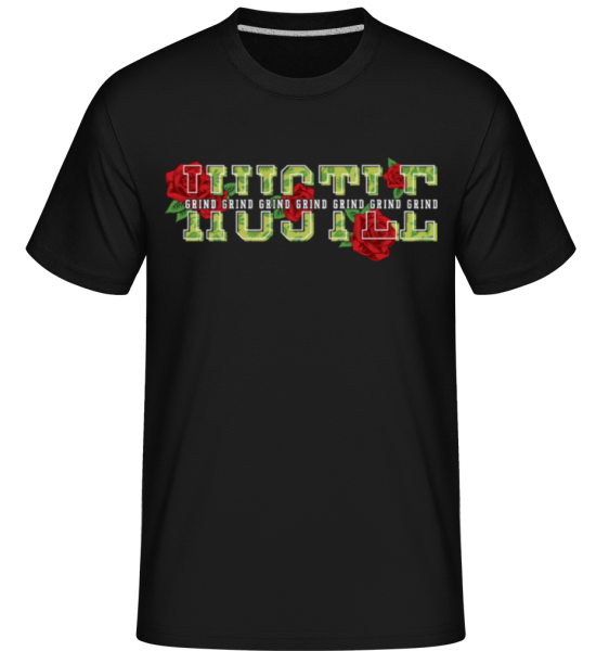 Hustle -  Shirtinator tričko pre pánov - Čierna - Predné