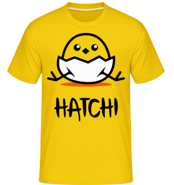 Hatch - Broken Egg -  Shirtinator tričko pre pánov - Zlatožltá - Predné