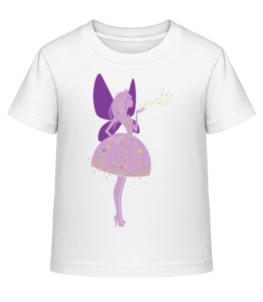princeznej víla - Detské Shirtinator tričko - Biela - Predné