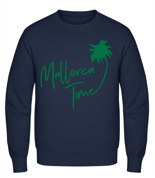 Mallorca Time - Klasická mikina sg - Namornícka modrá - Predné