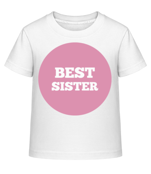 best Sestra - Detské Shirtinator tričko - Biela - Predné