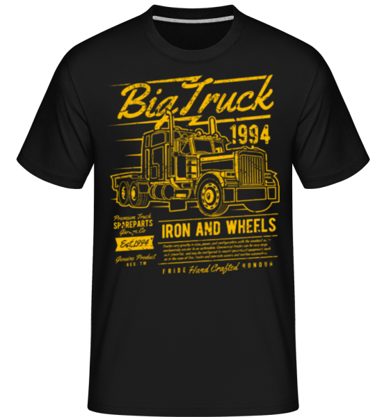 Big Truck 2 -  Shirtinator tričko pre pánov - Čierna - Predné