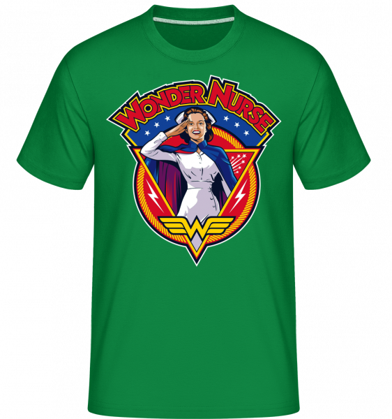 Wonder Nurse -  Shirtinator tričko pre pánov - Irish green - Predné