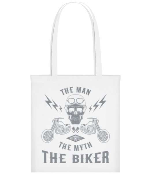 The Man the Myth Biker - Taška - Biela - Predné